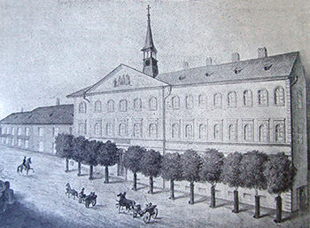 4. kvtna 1838 byly zahjeny prce na zkladech nov stavn budovy